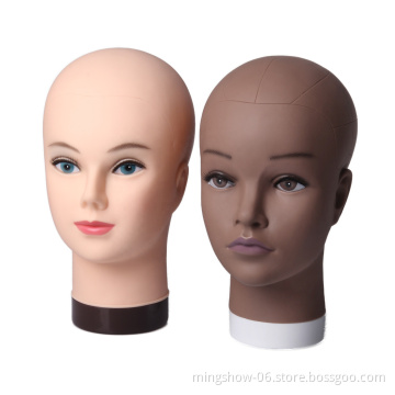Afro Bald Mannequin Head Black Female Manikin doll head
